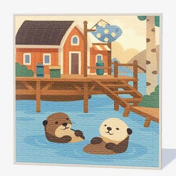 바라보는 해달